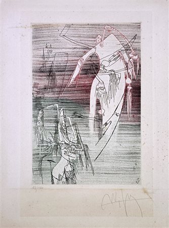 LAM WILFRED Sagua la Grande (Cuba) 1944 Comme une cathèdrale bombardèe 1965...