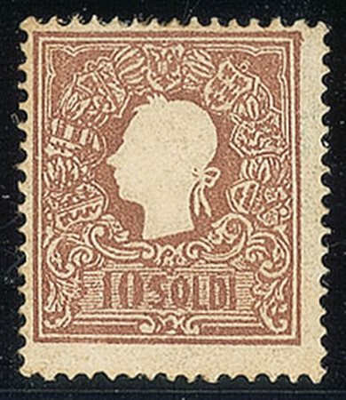 ANTICHI STATI - Lombardo Veneto - 1859 - 10 soldi - invisibile traccia di...