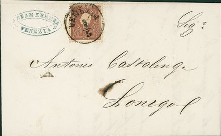 ANTICHI STATI - Lombardo Veneto - 10 soldi - bruno cupo - inchiostrazione...