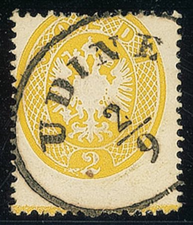 ANTICHI STATI - Lombardo Veneto - 1863 - 2 soldi - dentellatura orizzontale...