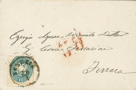 ANTICHI STATI - Lombardo Veneto - 10 soldi - dentellatura orizzontale...