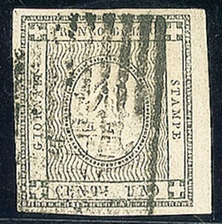 ANTICHI STATI - Modena - Governo Provvisorio - 1 cent - sbarre e stemma di...