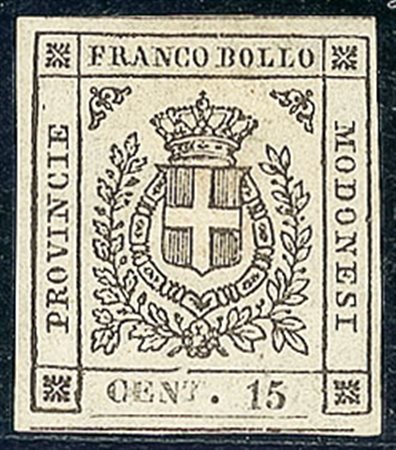 ANTICHI STATI - Modena - 1859 - 15 cent bruno - nuovo senza gomma (13 - 937)