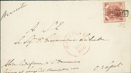 ANTICHI STATI - Napoli - 2 grana - lettera da Aquila a Napoli del 2.6.60 -...