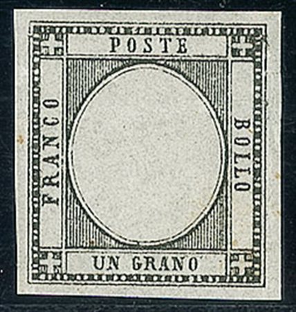 ANTICHI STATI - Napoli - 1861 - 1 grano - senza effigie - gomma integra -...