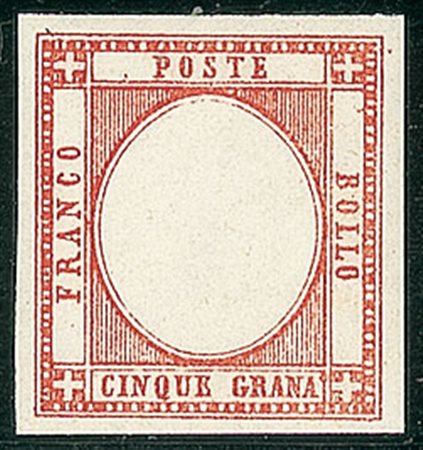 ANTICHI STATI - Napoli - 1861 - 5 grana - senza effigie - gomma integra (21m)