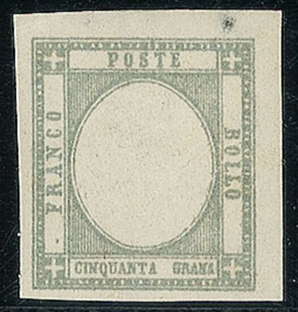 ANTICHI STATI - Napoli - 1861 - 50 grana - senza effigie - gomma integra (24e)