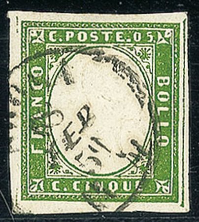 ANTICHI STATI - Sardegna - 1859 - 5 cent - Diena (13B - 400)