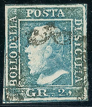 ANTICHI STATI - Sicilia - 1859 - 2 grana - posizione 30 (6 - 200)