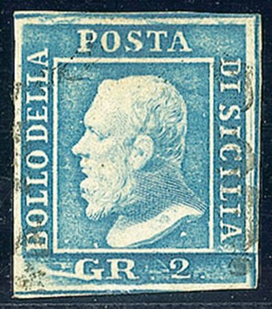 ANTICHI STATI - Sicilia - 1859 - 2 grana - posizione 93 (6 - 200)