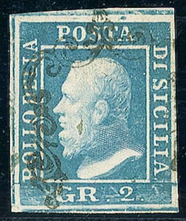 ANTICHI STATI - Sicilia - 1859 - 2 grana - posizione 2 (8 - 200)