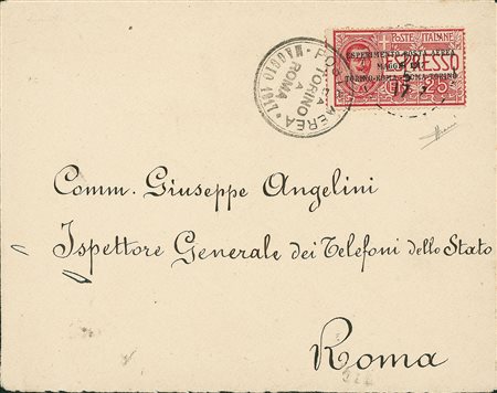 REGNO D'ITALIA - Torino Roma 20.5.17 - Sorani (1 Aerea)