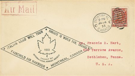 REGNO D'ITALIA - Crociera Nord Atlantica - Italian Good Will Tour -...