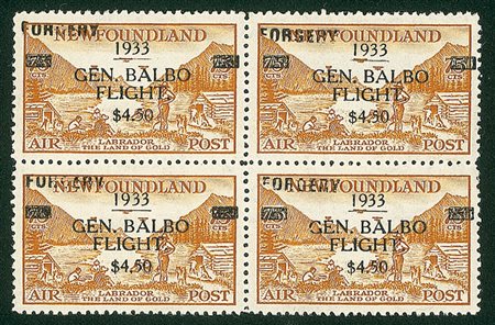 REGNO D'ITALIA - Terranova - Crociera Transatlantica - Falso Fearn - 4,50...