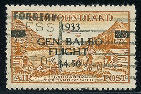 REGNO D'ITALIA - Terranova - Crociera Transatlantica - Falso Fearn - 4,50...