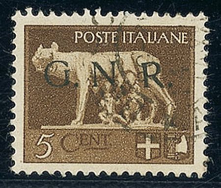 RSI - 1943 - 5 cent - R inclinata (470/Im)