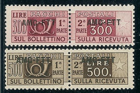 EMISSIONI LOCALI - 1949/1953 - Pacchi Postali - 13 valori - serie completa -...