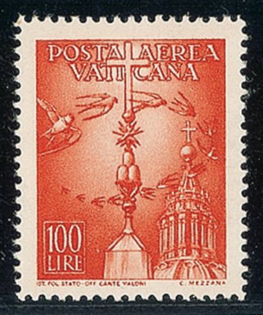 VATICANO - 1947 - Posta Aerea - serie completa - 7 valori - gomma integra...