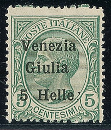 OCCUPAZIONI - 1919 - 5 heller - senza r - gomma integra (30cb - 240)