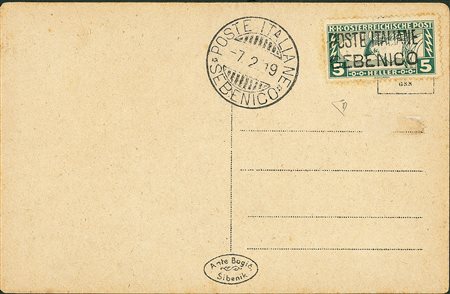 OCCUPAZIONI - Dalmazia - Sebenico Poste Italiane - 7.2.19 - cert. Diena