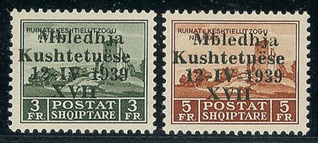 OCCUPAZIONI - Albania - Assemblea Costituente - serie completa - 11 valori -...