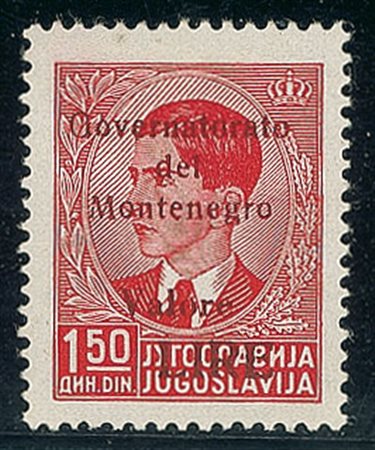 OCCUPAZIONI - 1942 - 1,50 lire - soprastampa rossa (51 - 350)