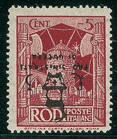 COLONIE E POSSEDIMENTI - Occupazione Tedesca - 1944 - 5 cent + 3 lire -...