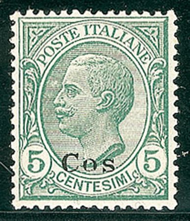 COLONIE E POSSEDIMENTI - Cos - 1912 - 5 cent - gomma integra (2 - 275)
