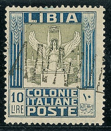 COLONIE E POSSEDIMENTI - 1921 - 10 lire - Annullato (32 - 225)