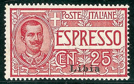 COLONIE E POSSEDIMENTI - 1915 - 25 cent - gomma integra (1 Espressi - 275)