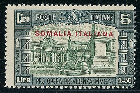 COLONIE E POSSEDIMENTI - 1930 - Milizia Terza - serie completa - 4 valori -...