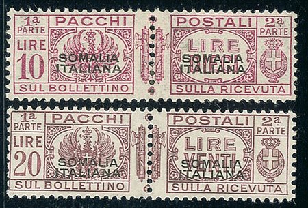 COLONIE E POSSEDIMENTI - 1928/1941 - Pacchi Postali - 9 valori...