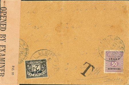 COLONIE OCCUPAZIONI STRANIERE - Busta da Palermo a Tripoli del 10.4.44...