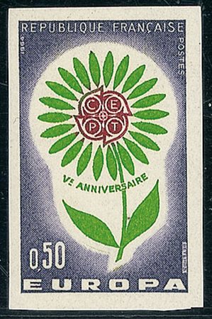 EUROPA - Europa 1964 - 2 valori non dentellati - gomma integra (1430/1431)