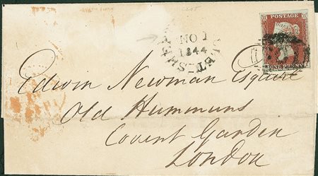 EUROPA - Gran Bretagna - 1 penny su lettera per Londra del 1.11.44 (3)