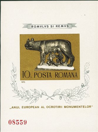 EUROPA - 1975 - Anno Europeo - foglietto non dentellato - gomma integra (119a)