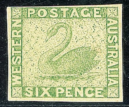 OLTREMARE - Western Australia - 1854 - 6 pence - gomma integra (8)