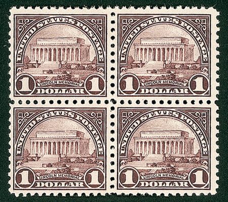 OLTREMARE - 1922 - 1 dollaro - quartina - gomma integra (246)