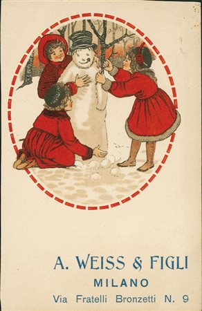 CARTOLINE D'EPOCA - “A.Weiss & Figli” - cartolina nuova