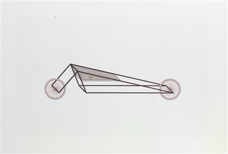 GIANNI PIACENTINO<BR>Coazze (TO) 1945<BR>"Vehicle sculptures. Wall sculptures" 1971