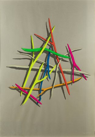 OMAR RONDA<BR>Portula (BI) 1947 - 2017<BR>"Senza titolo"