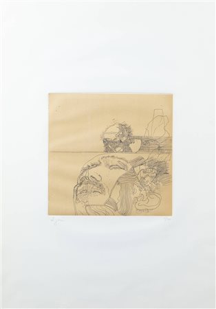 GIUSEPPE ZIGAINA<BR>Cervignano del Friuli (UD) 1924 - 2015<BR>"Senza titolo"