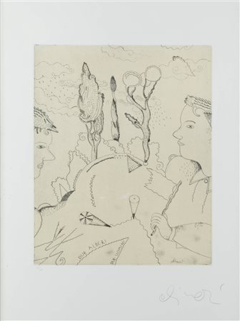 LUCA ALINARI<BR>Firenze 1943 - 2019<BR>"Due alberi due uomini"