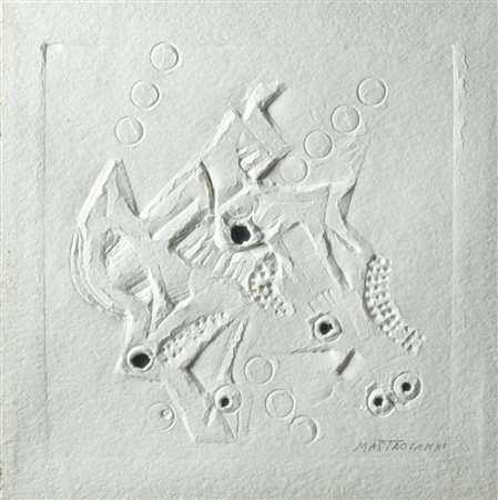 UMBERTO MASTROIANNI<BR>Fontana Liri (FR) 1910 - 1998 Marino (Roma)<BR>"Senza titolo"