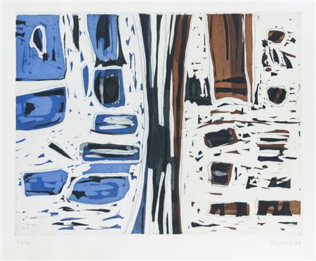 ANTONIO CORPORA<BR>Tunisi (Tunisia) 1909 - 2004 Roma<BR>"Senza titolo" 1969