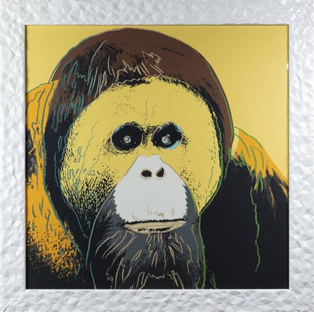 ANDY WARHOL<BR>Pittsburgh (USA) 1927 - 1987 New York (USA)<BR>"Orangutan, from Endangered Species"