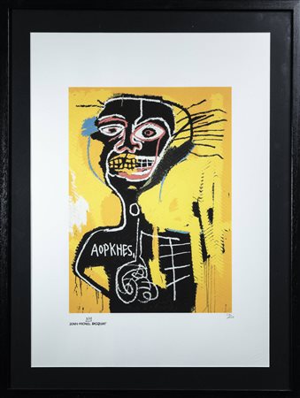 JEAN-MICHEL BASQUIAT<BR>New York 1960 -1988 New York<BR>"Aopkhes" 1984