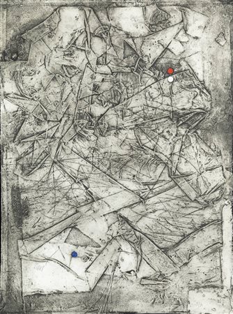 ANTONI CLAVE'<BR>Barcellona 1913 - 2005 Saint-Tropez<BR>"Senza titolo"