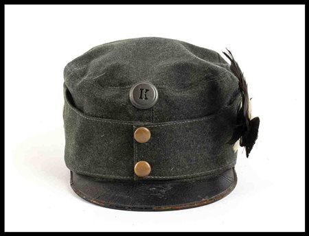 AUSTRIA, Impero
Grande Guerra
Splendido berretto da ufficiale delle truppe da montagna