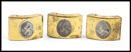 GERMANIA, III Reich
Lotto di 3 fibbie